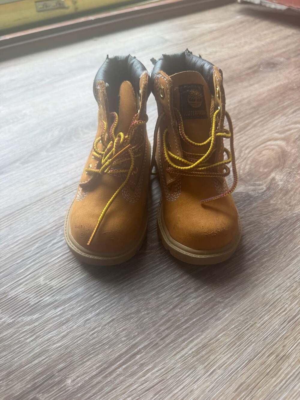 Timberland Toddler Waterproof Boots Wheat Size 6M - Picture 2 of 7